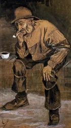Alter Mann mit Pfeife, 1883